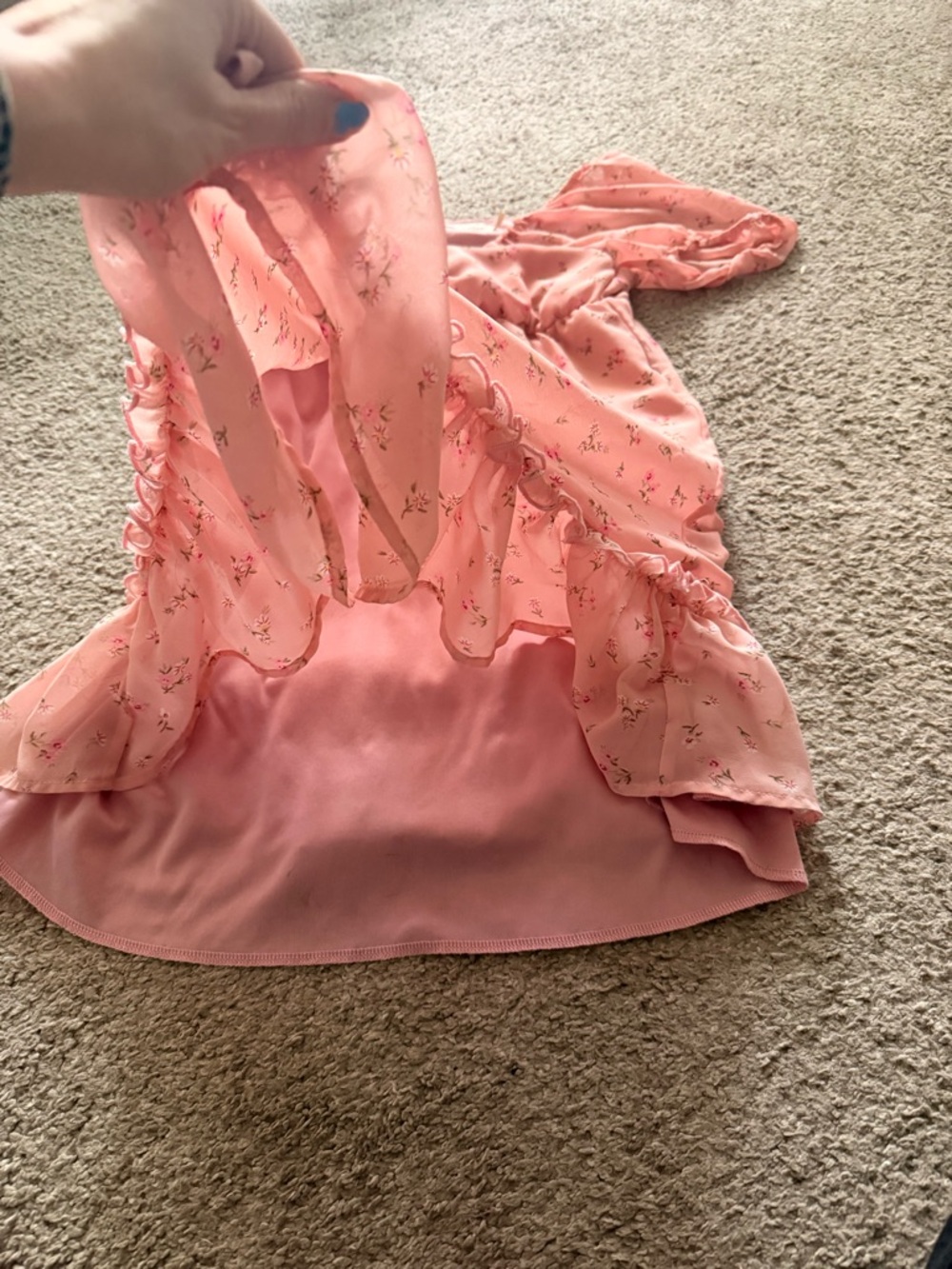 Liberty Love Bridgerton Style Floral Mini Dress Size M - Picture 3 of 8